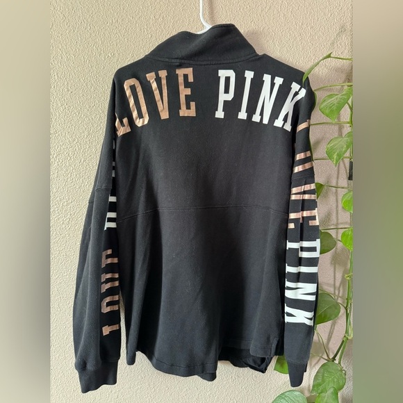 Pink by Victoria secret zip up sweater varsity - Picture 5 of 5